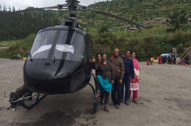Kailash Mansarovar Yatra by helicopter from Lucknow